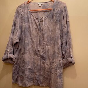 Elegant blue Embroidered Tunic